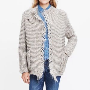Madewell Open Fringe Sweater size M/L